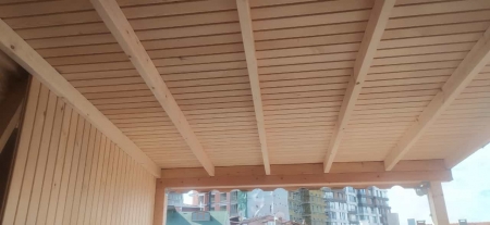 Ahşap Lambiri Teras Kapatma