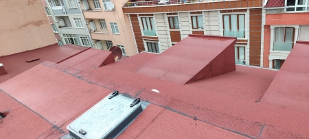 Küçükçekmece OSB Çatı Membran Çatı yapımı