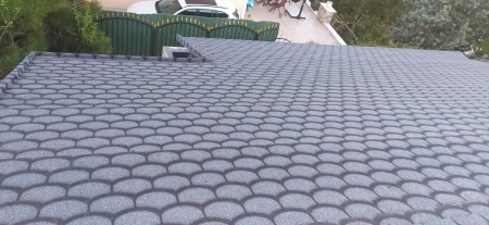 Şıngıl desenli Membran Çatı Yapımı Beykoz