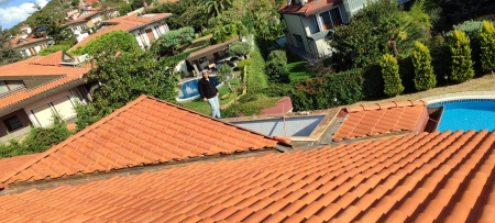 Sarıyer Sedadkent Villaları Ahşap ve Kiremit Çatı Yapımı